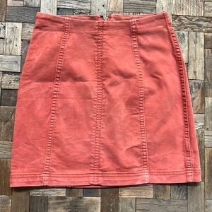 Free People Modern Femme Denim Mini Skirt